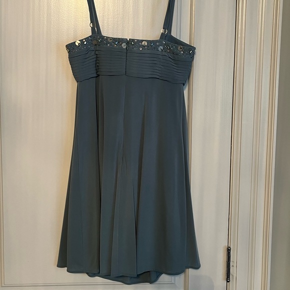 BCBGMaxAzria Teal Blue Mini Dress - Picture 5 of 11